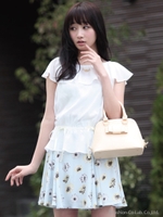 プリントミニSK　3/Rピンク