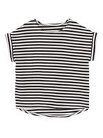 ボーダーTシャツ/ブラック