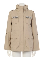 ミリタリービジューブルゾン/Beige