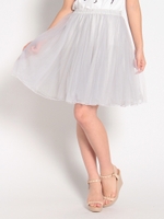 ミルキーチュールスカート/ネイビー