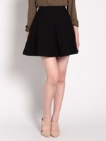 切替フレアースカート/クロ