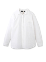 綿麻フォレスタローンシャツ/ホワイト(001)