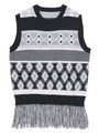 Ethnic KNIT TT/ホワイト