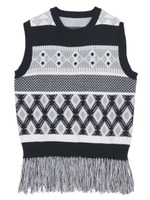 Ethnic KNIT TT/ホワイト