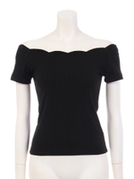 【Auntie Rosa】スカラップオフショルCT/BOL