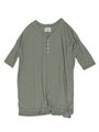 【Casual】ヘンリールーズチュニック/カーキ