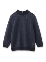 エアリーハイネックニット/ネイビー(093)