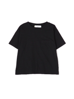 オーガニックコットンTEE/ブラック(010)
