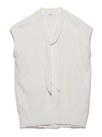 タイ付きプルオーバー/GRY