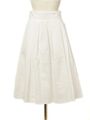 バックリボンスカート/ホワイト