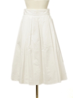 バックリボンスカート/ホワイト