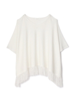 フリンジニットプルオーバー/ベージュ(041)