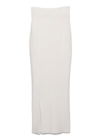 ロングタイトニットスカート/OWHT