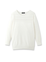 畦ドルマンニット/ホワイト(002)