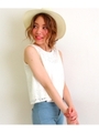 【ANAP】バックZIPレーストップス/O.WHT