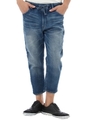 【WEB限定SALE 9/16 18:00?9/26 10:00】【AZUL by moussy】クロップドスキニードビーデニムパンツSW淡色/Stone Wash