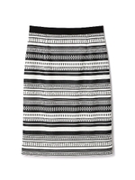 トライバルジャガードジャージタイトスカート/ベージュ(041)