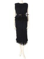 ベルト付チュールドッキングセットアップ/ネイビー