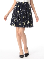 花柄アムンゼンSK　3/サックス