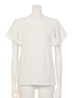 【anap mimpi】天竺袖フレアTシャツ/KHA
