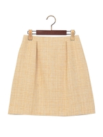 ●JOC ラスティック ツイード タックスカート/YELLOW
