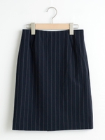 カノコストライプタイトスカート/オフ／柄