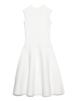 ジャガードホールワンピース/WHT