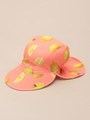 ハチレモンプリントスイミングキャップ/サックス