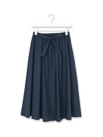 ベルテッドミディスカート/ネイビー(093)