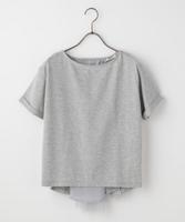 後ろレースアップTシャツ