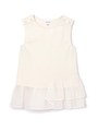 ASSYMME RUFFLE HEM TOPS/ホワイト(031)