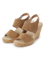 CALZANOR 太ベルトウエッジサンダル/オフホワイト(003)