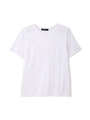 USAコットン天竺クルーネックTシャツ/グレー(020)