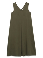 【emmi atelier】Vネックワンピース/WHT