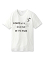 ◆メガネプリントTシャツ/ホワイト(001)