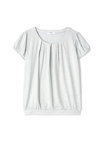 ラメ天竺半袖カットソー/ブルー(110)