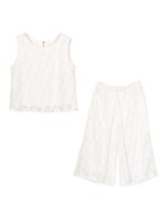 レースガウチョセットアップ/ホワイト