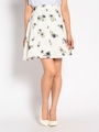花柄フレアースカート/オフホワイト