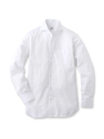 変形ドビードレスシャツ/ホワイト(001)