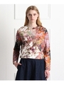 CARVEN ソフトフォーカスプリントプルオーバー/オレンジ(167)