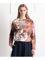 CARVEN ソフトフォーカスプリントプルオーバー/オレンジ(167)