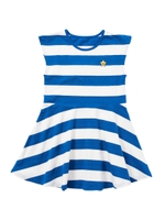 STRIPED FLARED DRESS(12M〜3T)/ブラック