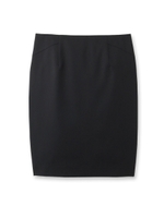 [L]セーブルツイルスカート/ブラック(019)