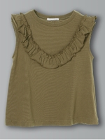 ・フリルNSプルオーバー/ホワイト