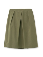 コットン混ミディ丈スカート/ライトグレー(011)