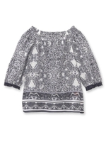 シノワバンダナ柄シャツ/ネイビー(193)