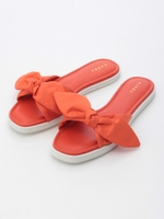 スカーフリボンサンダル/ORANGE