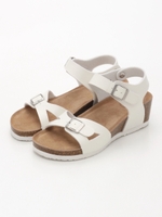 厚底フットベッドサンダル/ゴールド