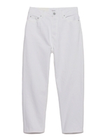 8分丈ソフトデニムパンツ/WHT