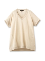 Vネックゆったりニット/ダークオレンジ(468)